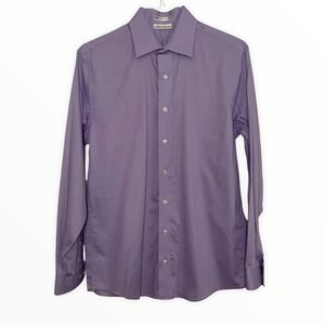 Kenneth Cole Slim Fit Stretch Purple Button Down